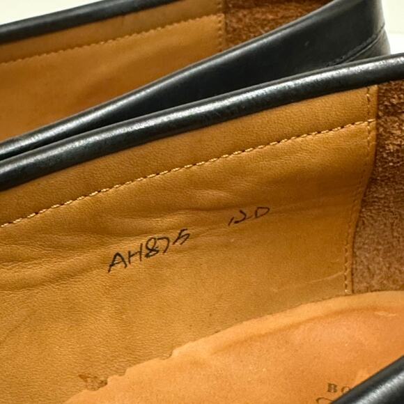 EXCELLENT Grant Stone x J. Crew Ludlow Penny Loafer Black Leather 12 main image 9